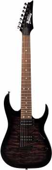 Ibanez E-Gitarre GRG7221QA Trans. Black Burst